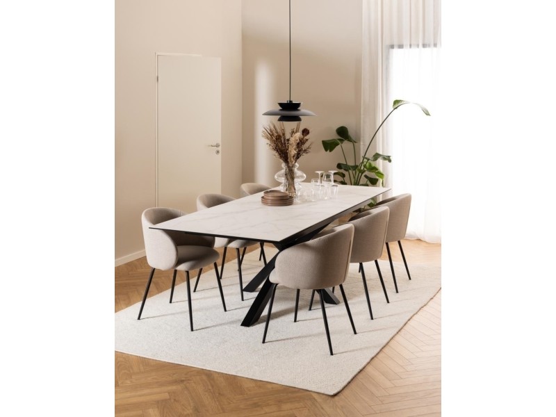 Krzesło Eleanor beżowe - ACTONA